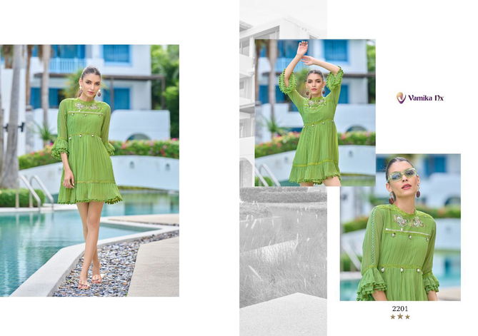 TUNIC 1 Fancy Party Wear Wholesale Designer Short Ladies Top Catalog